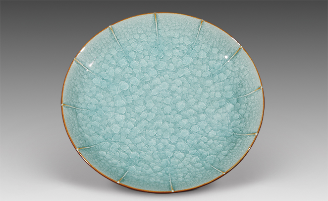 叶小春 冰裂葵式盘.jpg